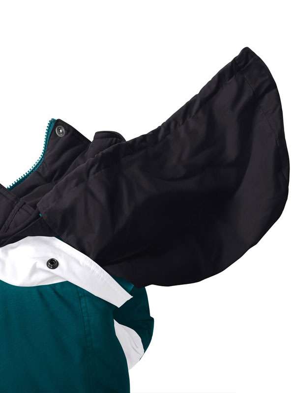 Midnight Green and Black Eagles Tape Zip-Up Jacket