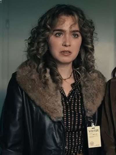 Haley Lu Richardson Ponies Leather Jacket
