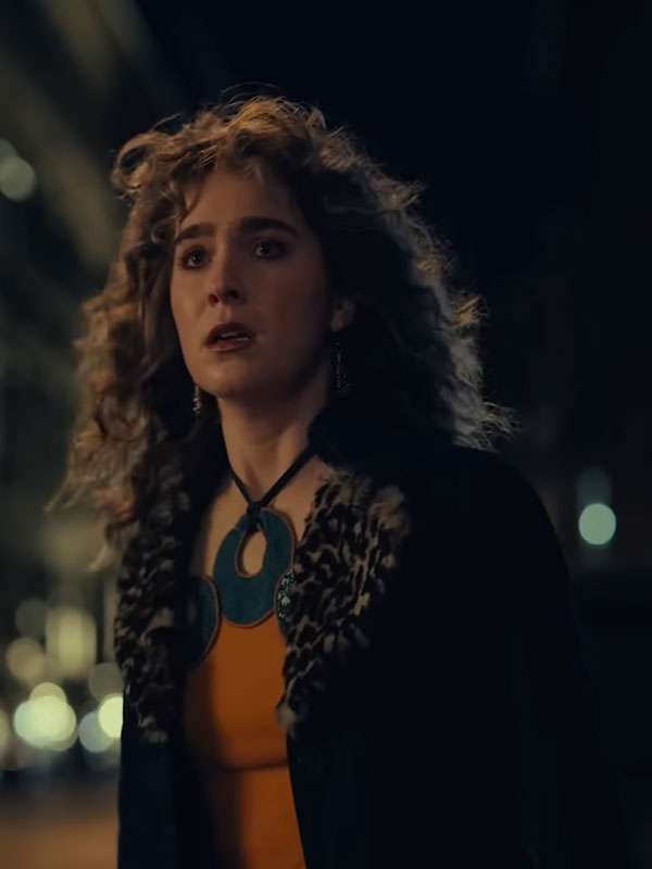Haley Lu Richardson Ponies S01 Fur Black Wool Coat