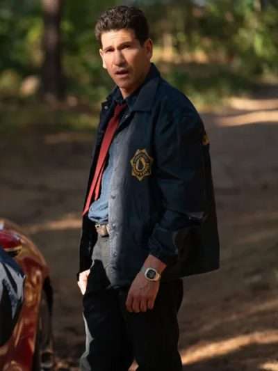 His & Hers 2026 Jon Bernthal Blue Jacket