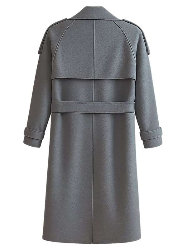 Industry S04 Harper Stern Grey Wool Coat