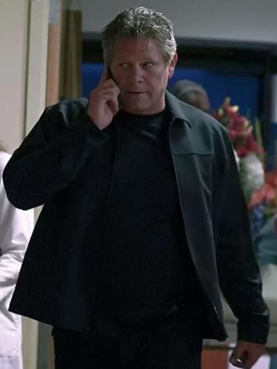 Tulsa King John Cenatiempo Black Cotton Jacket