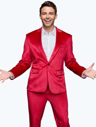 Jonathan Bennett Finding Mr. Christmas Red Suit