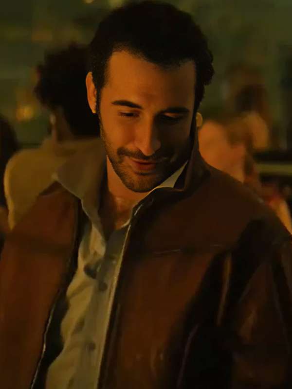 I Love LA 2025 Charlie Brown Bomber Leather Jacket