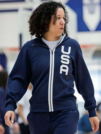 Kara Lawson USA Team Blue Jacket