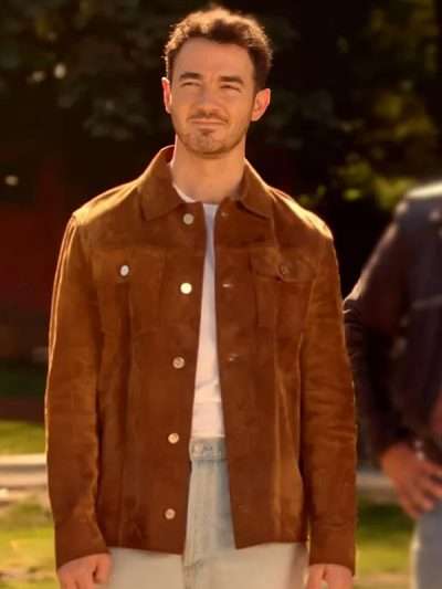 Camp Rock 3 2026 Jason Gray Brown Suede Leather Jacket