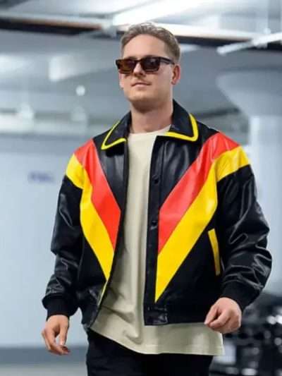 Kevin Lankinen Canucks Leather Jacket