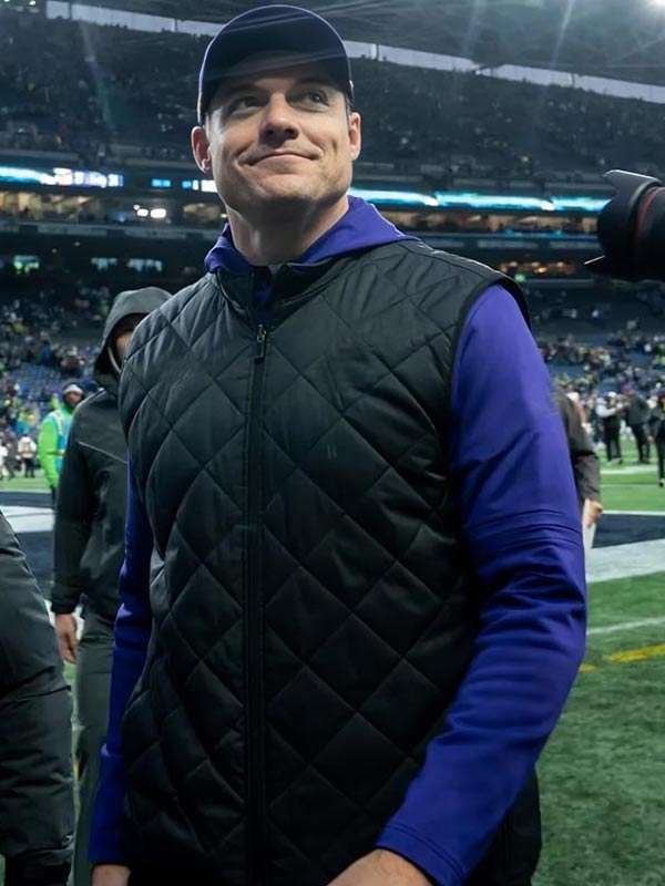 American Coach Kevin O’Connell Minnesota Vikings Black Vest