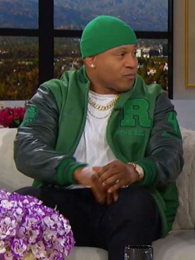 LL Cool J The Jennifer Hudson Show Green Varsity Bomber Jacket