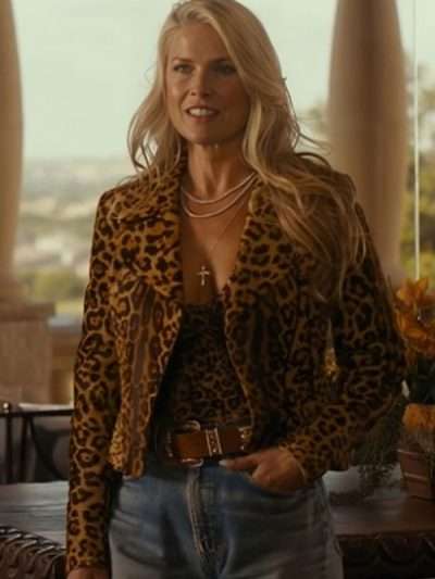 Ali Larter Landman Leopard Print Jacket