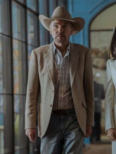 Billy Bob Thornton Landman Beige Blazer