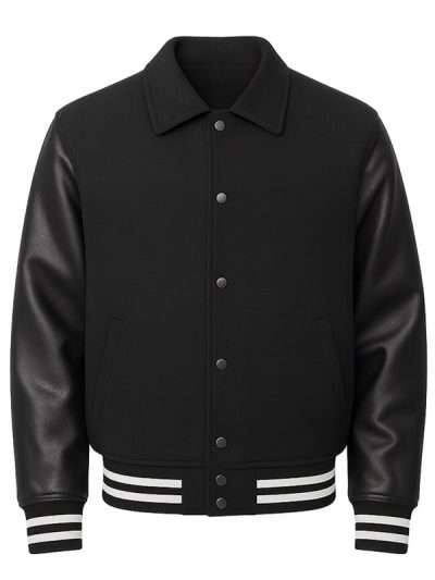 Law and Order SVU Ice-T Black Varsity Jacket