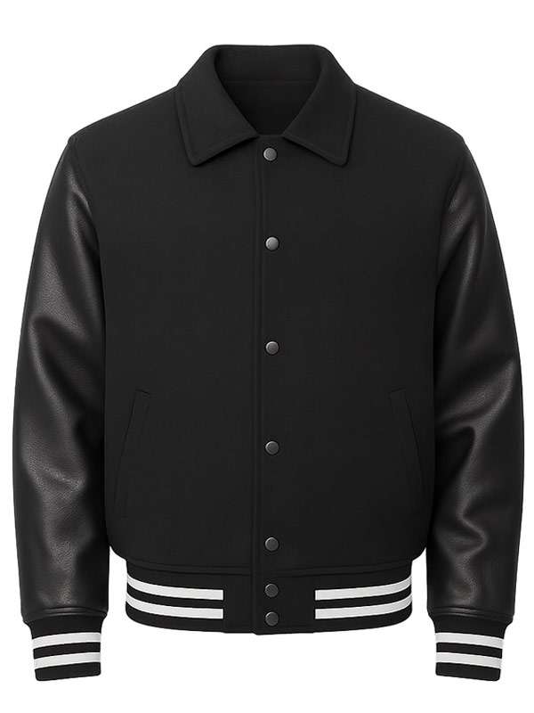 Law and Order SVU Ice-T Black Varsity Jacket