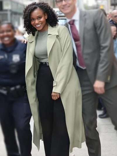 Law and Order SVU S27 Renee Curry Green Coat