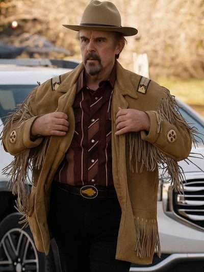 The Lowdown Lee Raybon Brown Fringe Jacket