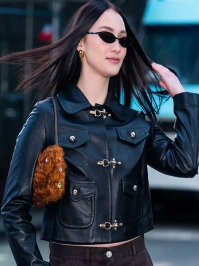 NYC Lola Tung Leather Jacket