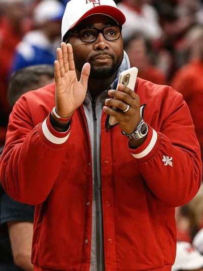 Donovan Mitchell Louisville Red Varsity Jacket