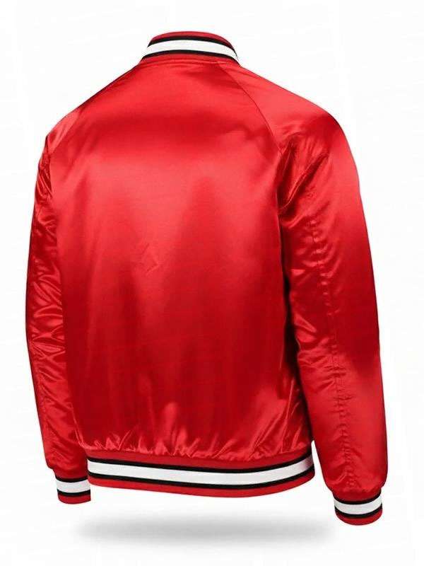 Donovan Mitchell Louisville Cardinals Satin Red Bomber Jacket