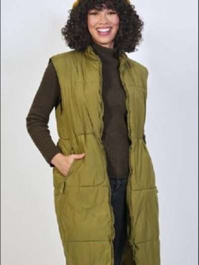 Alexis Zollicoffer Love in the Clouds Green Vest