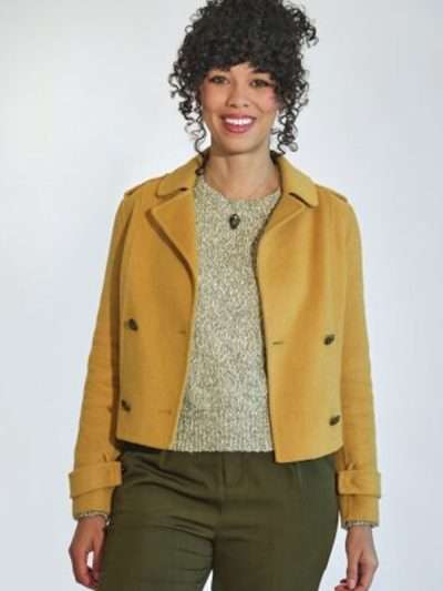 Alexis Zollicoffer Love in the Clouds Mustard Jacket