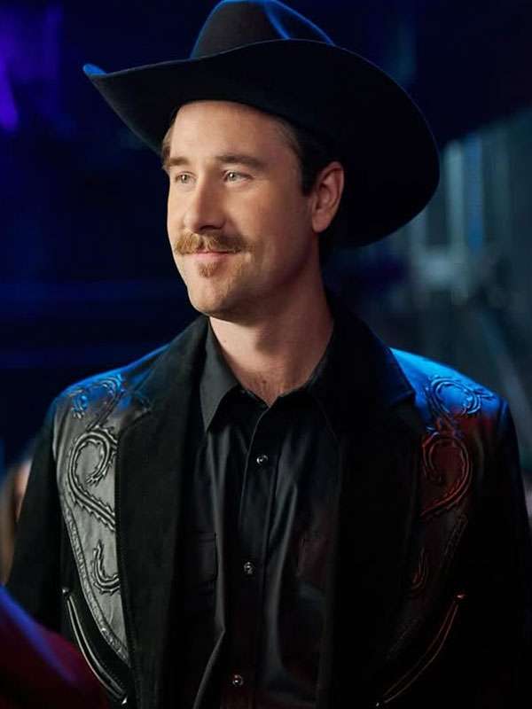 Luke Benward A Grand Ole Opry Christmas Black Suede Blazer