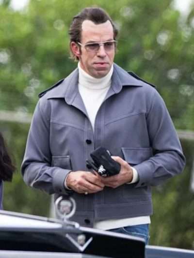 Christian Bale Madden Grey Cotton Jacket