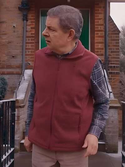 Man Vs Baby 2025 Trevor Bingley Burgundy Vest