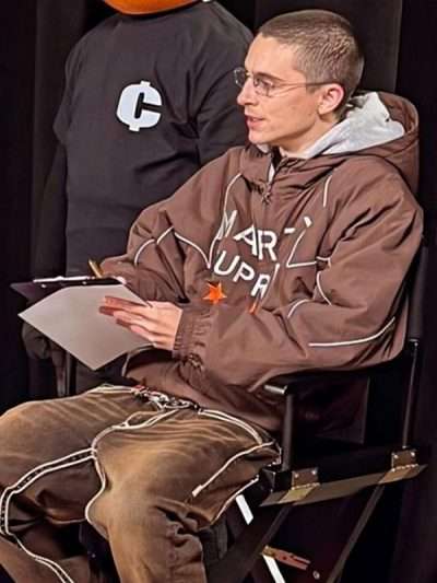 Timothee Chalamet Marty Supreme 2025 Brown Jacket
