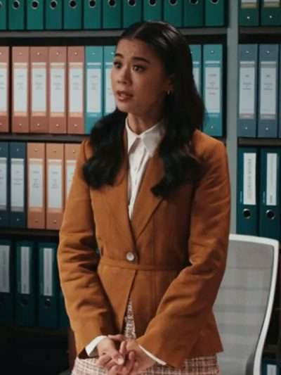 Leah Lewis Matlock Brown Blazer