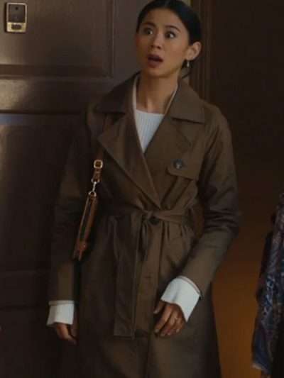 Sarah Franklin Matlock Brown Trench Coat