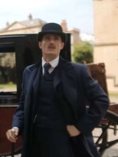 Max Irons Young Sherlock Black Coat
