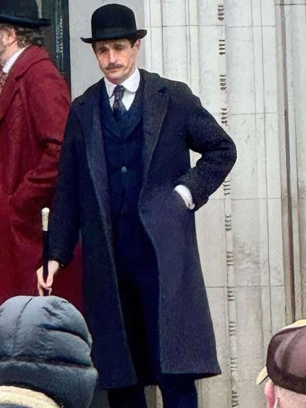 Young Sherlock Max Irons Black Coat