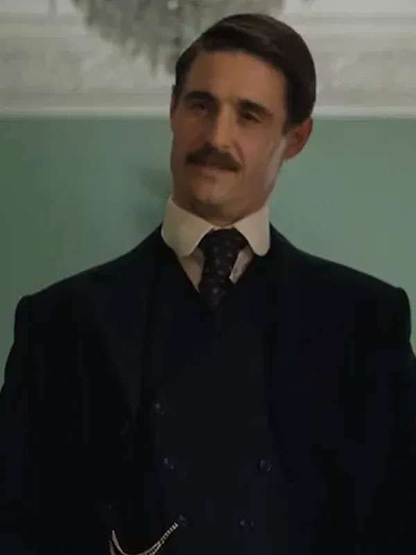 Max Irons Young Sherlock 2026 Black Coat