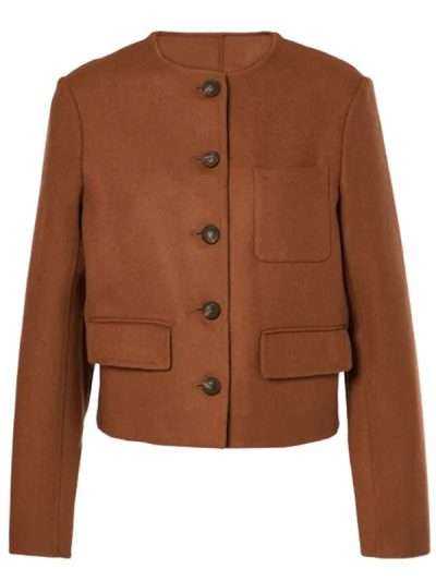 Mayor of Kingstown Edie Falco Brown Jacket