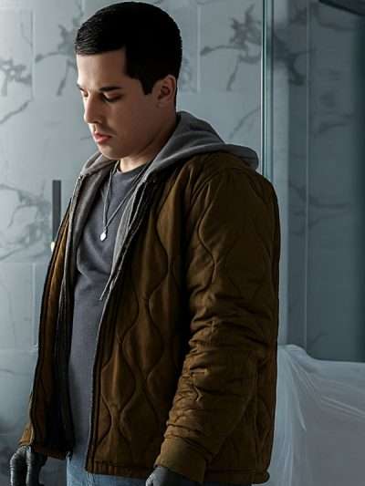 Mayor of Kingstown S04 Derek Rivera Brown Jacket