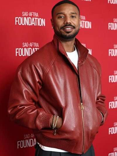 Michael B. Jordan SAG-AFTRA Foundation Leather Jacket