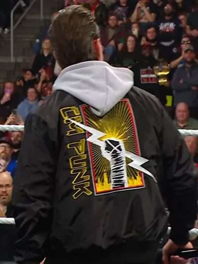 Shop Monday Night Raw CM Punk Black Jacket