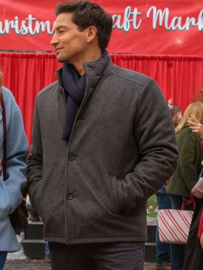 Daniel Lissing Single on the 25th Grey Wool Jacket