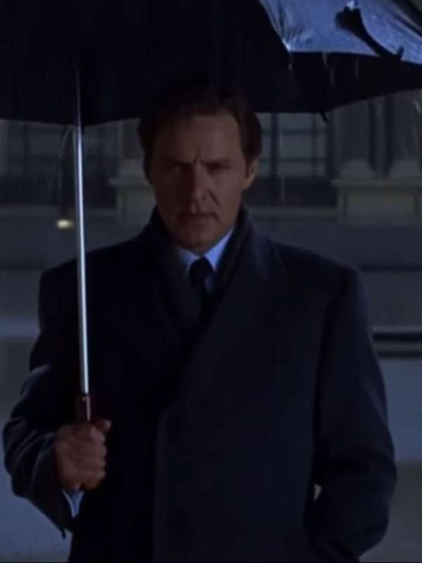 The Thomas Crown Affair 2025 Kenneth Branagh Black Wool Coat