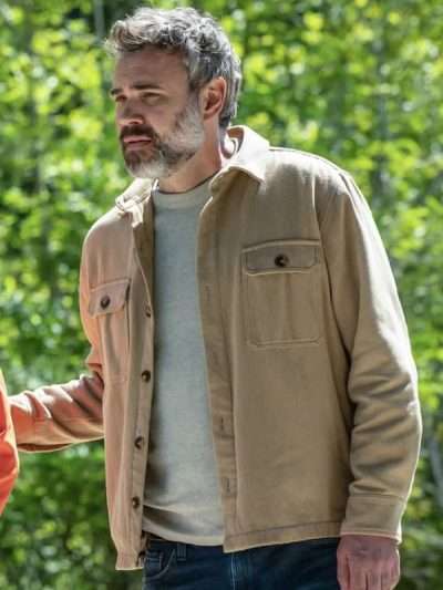 Murder In a Small Town 2025 Karl Alberg Beige Jacket