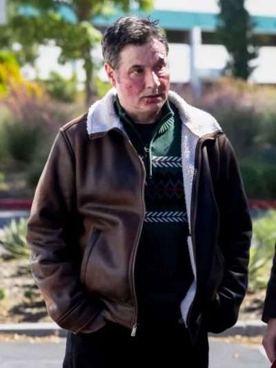 Adam Ferrara NCIS Brown Leather Jacket