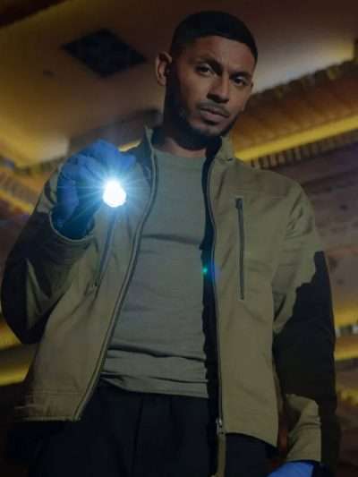 NCIS Sydney 2025 DeShawn Jackson Green Cotton Jacket