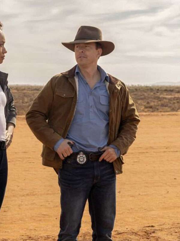 NCIS Sydney 2025 Todd Lasance Brown Jacket