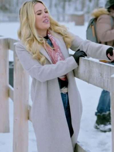 Natalie Hall A Wild West Christmas 2025 Wool Coat