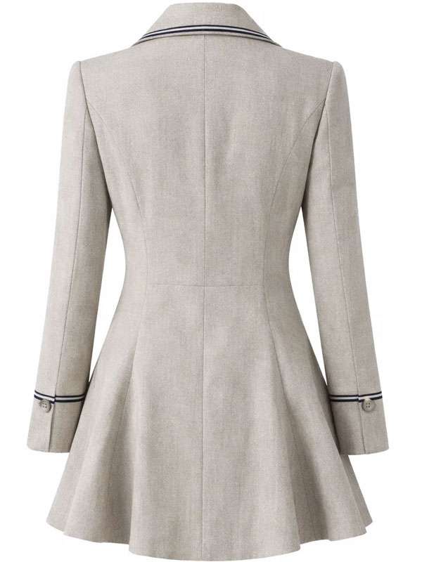 Natascha McElhone Young Sherlock S01 Grey Coat