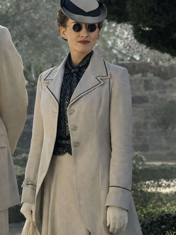 Natascha McElhone Young Sherlock Coat