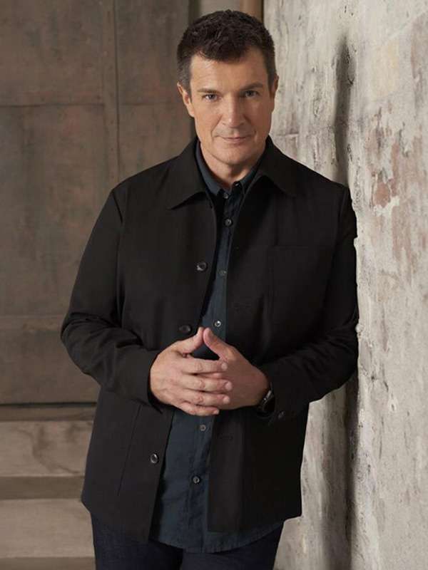 The Rookie S08 Nathan Fillion Black Cotton Jacket
