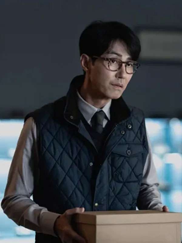 Cha Seung-won No Other Choice 2025 Quilted Vest