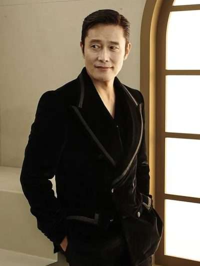 Lee Byung-hun No Other Choice Black Velvet Blazer