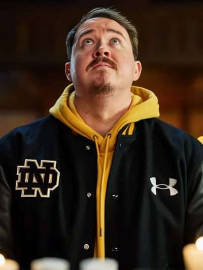 Shane Gillis Black Varsity Jacket